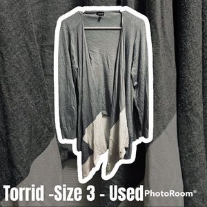 Torrid Drape Front Cardigan